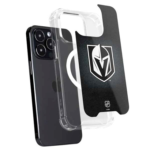 NHL Vegas Golden Knights Black Background iPhone 16 Pro MagSafe Case